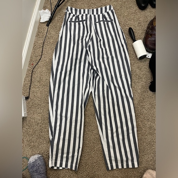 Urban Outfitters Percy High Rise Tapered Striped Pants sz 4 - Picture 10 of 12